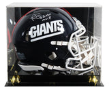 Giants Phil Simms "SB MVP" Signed 81-99 TB F/S Speed Proline Helmet W/ Case BAS