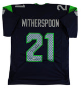 Devon Witherspoon Authentic Signed Navy Pro Style Jersey BAS Witnessed