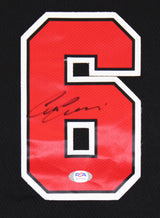 Bulls Alex Caruso Authentic Signed Black Nike Swingman Jersey PSA/DNA #AL51244