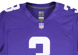 Vikings Jordan Addison Authentic Signed Purple Nike Limited Jersey BAS Witnessed