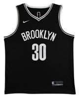 Nets Seth Curry Authentic Signed Black Nike Swingman Jersey BAS #BK88794