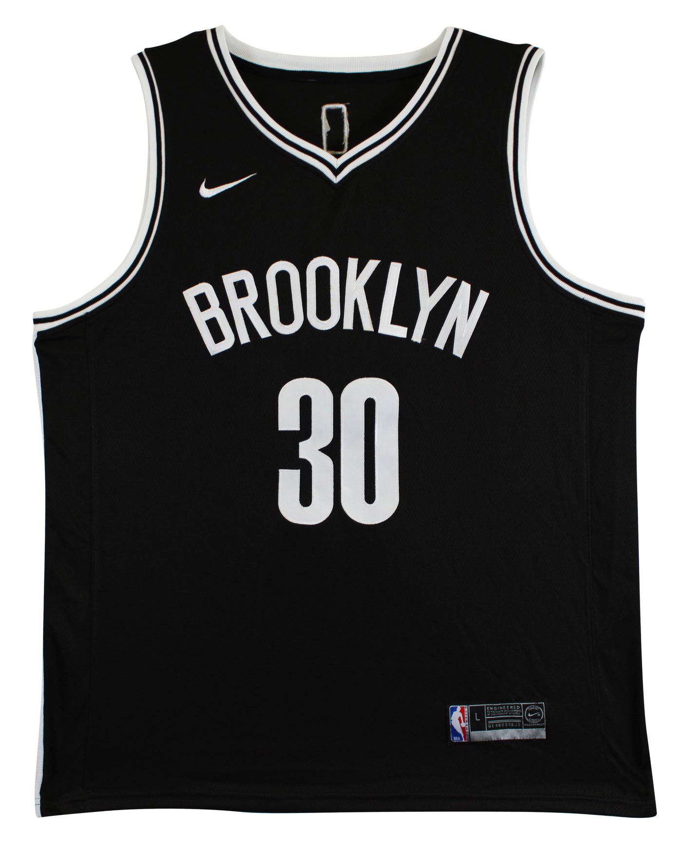 Nets Seth Curry Authentic Signed Black Nike Swingman Jersey BAS #BK88794