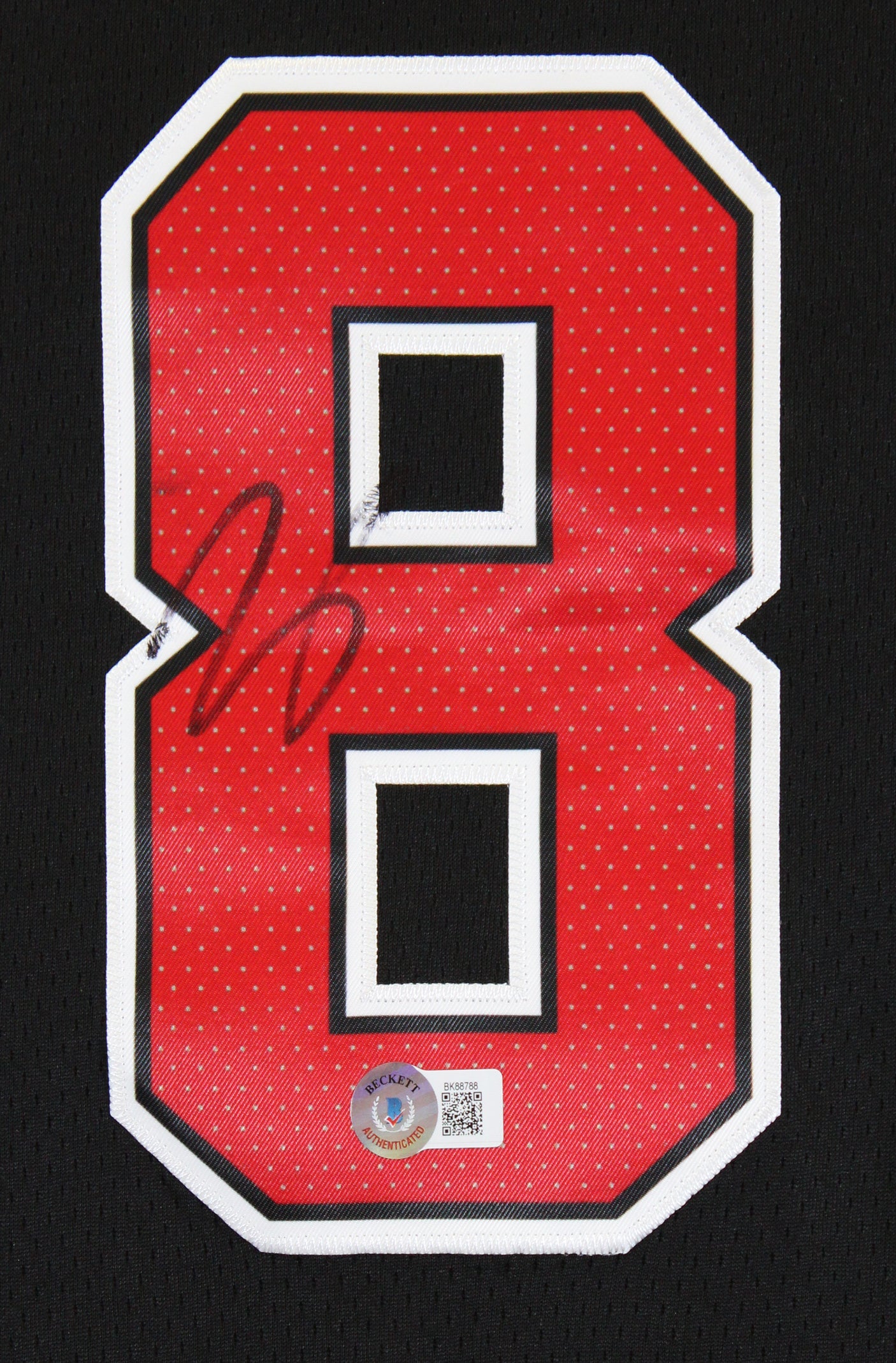 Bulls Zach LaVine Authentic Signed Black Nike Swingman Jersey BAS #BK88788