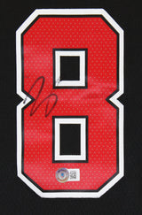 Bulls Zach LaVine Authentic Signed Black Nike Swingman Jersey BAS #BK88788