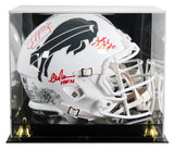 (3) Reed, Kelly & Thomas Signed STS III F/S Speed Proline Helmet W/ Case BAS Wit
