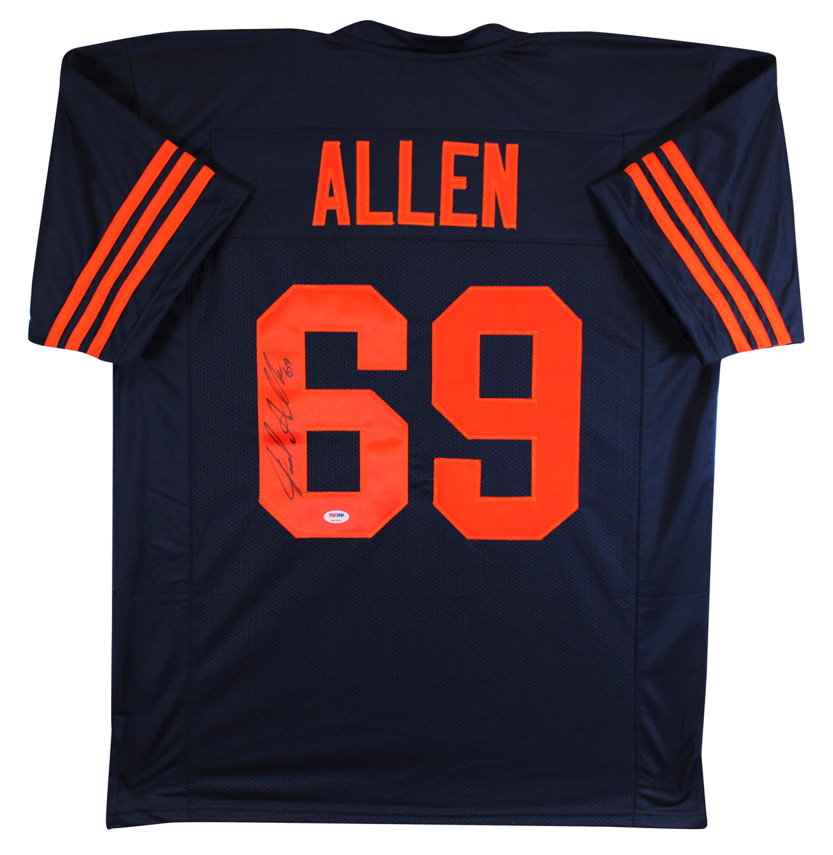 Jared Allen Authentic Signed Navy Pro Style Jersey Autographed PSA/DNA Itp 2
