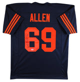 Jared Allen Authentic Signed Navy Pro Style Jersey Autographed PSA/DNA Itp 2