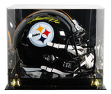 Steelers Rod Woodson Signed Full Size Speed Rep Helmet W/ Case BAS Witnessed