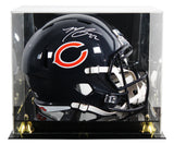 Bears Matt Forte Signed Full Size Speed Rep Helmet W/ Case BAS Witnessed