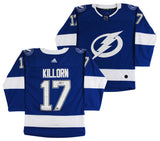 Lightning Alex Killorn Authentic Signed Blue Adidas Jersey BAS #BK88789
