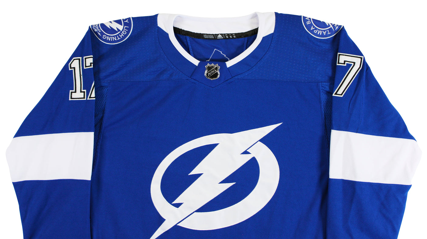 Lightning Alex Killorn Authentic Signed Blue Adidas Jersey BAS #BK88789
