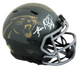 Panthers Luke Kuechly Signed 2025 STS IV Speed Mini Helmet W/ Case BAS Witnessed