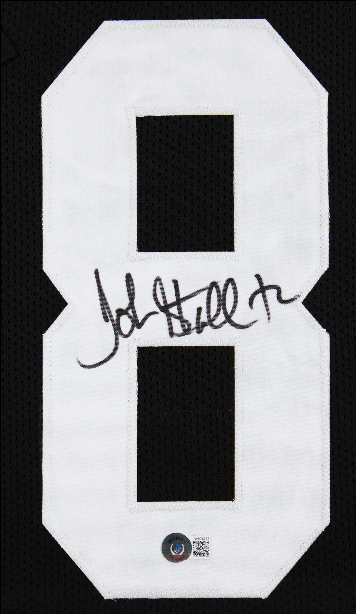 John Stallworth Authentic Signed Black Pro Style Framed Jersey BAS Witnessed