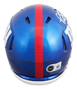 Giants Phil Simms Authentic Signed Speed Mini Helmet Autographed BAS Witnessed