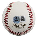 D-Backs Luis Gonzalez "2x Insc" Signed 2001 WS Logo Baseball BAS #2W636574