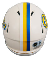 Rams Marshall Faulk Authentic Signed Retro Speed Mini Helmet W/ Case BAS Witness