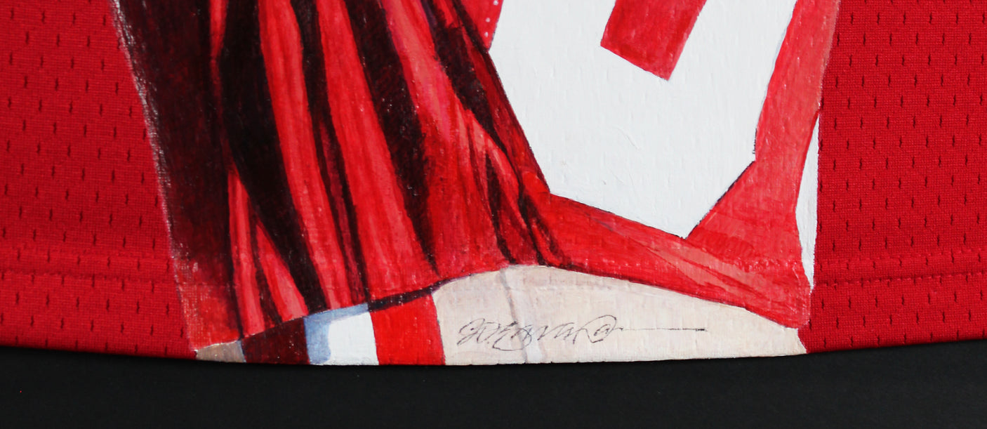 Jerry Rice Signed Hand Painted LE 1/1 By William Zavala Framed Jersey Fanatics