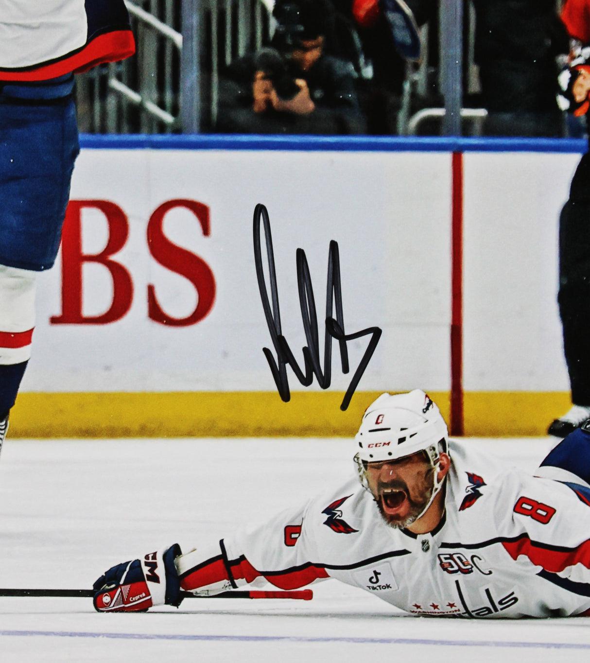 Capitals Alex Ovechkin Signed 16x20 NHL All-Time Goals Leader Framed Photo Fan