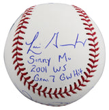 Mariano Rivera & Luis Gonzalez "Sorry Mo" Signed Oml Baseball BAS Witnessed