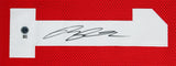 Ricky Pearsall Authentic Signed Red Pro Style Framed Jersey BAS Witnessed 2