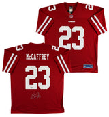 49ers Christian McCaffrey Signed Red Fanatics NFL Proline Jersey Fanatics