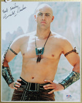 Brendan Frasier & Arnold Vosloo The Mummy Authentic Signed 8x10 Framed Photo PSA