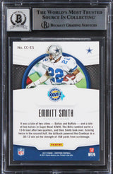 Cowboys Emmitt Smith Signed 2017 Certified Champions #16 Card Auto 10! BAS Slab