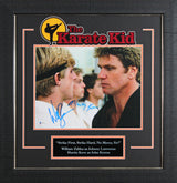 William Zabka & Martin Kove The Karate Kid Signed 11x14 Framed Photo BAS