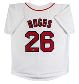 Wade Boggs Authentic Signed White Pro Style Jersey Autographed BAS Witnessed 2