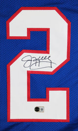 Jim Kelly Authentic Signed Blue Pro Style Jersey Autographed BAS Witnessed 2
