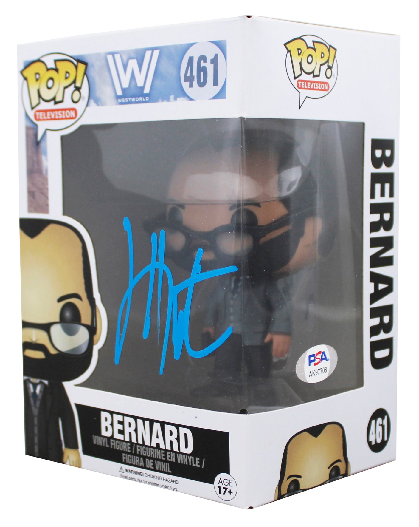 Jeffrey Wright Westworld Signed Bernard #461 Funko Pop Figure PSA/DNA #AK97708
