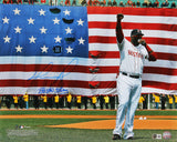 Red Sox David Ortiz "Boston Strong" Signed 16x20 Horizontal Photo BAS Witnessed