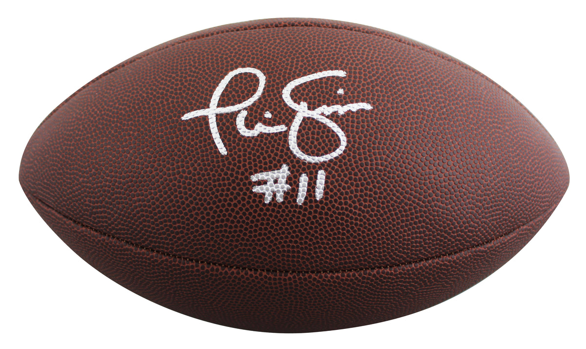 Giants Phil Simms Authentic Signed Wilson Super Grip Nfl Football BAS Witnessed