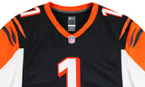 Bengals Ja'Marr Chase Signed Black Throwback Nike Limited Jersey BAS Witnessed