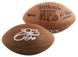 Cowboys Emmitt Smith Signed Official Wilson Nfl Football BAS Witnessed #5W037481