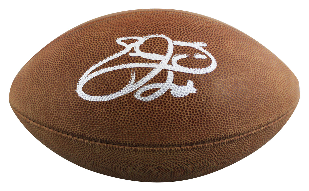 Cowboys Emmitt Smith Signed Official Wilson Nfl Football BAS Witnessed #5W037481