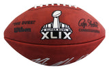 Patriots Rob Gronkowski Signed SB XLIX Logo Wilson "Duke" Football BAS #4W996834
