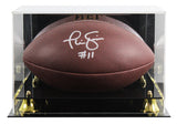 Giants Phil Simms Signed Wilson Super Grip Football W/ Case BAS Witnessed