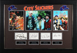City Slickers (4) Crystal, Palance, Kirby & Stern Signed Framed Display BAS LOA