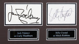 City Slickers (4) Crystal, Palance, Kirby & Stern Signed Framed Display BAS LOA