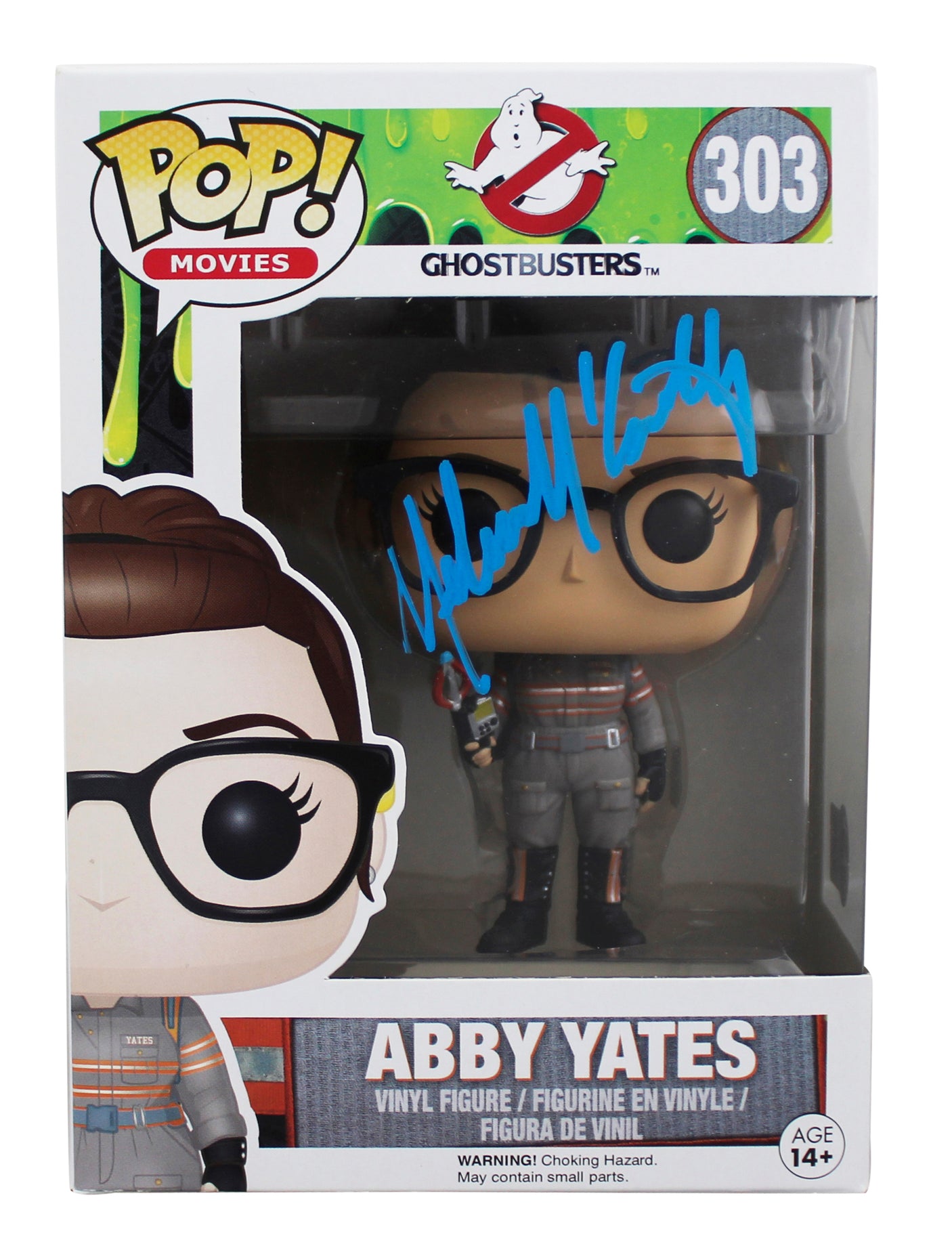 Melissa McCarthy Ghostbusters Signed Abby #303 Funko Pop Figure BAS #BP97380
