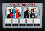 Who's the Boss? (5) Milano, Danza, Light, Helmond +1 Signed Framed Display BAS