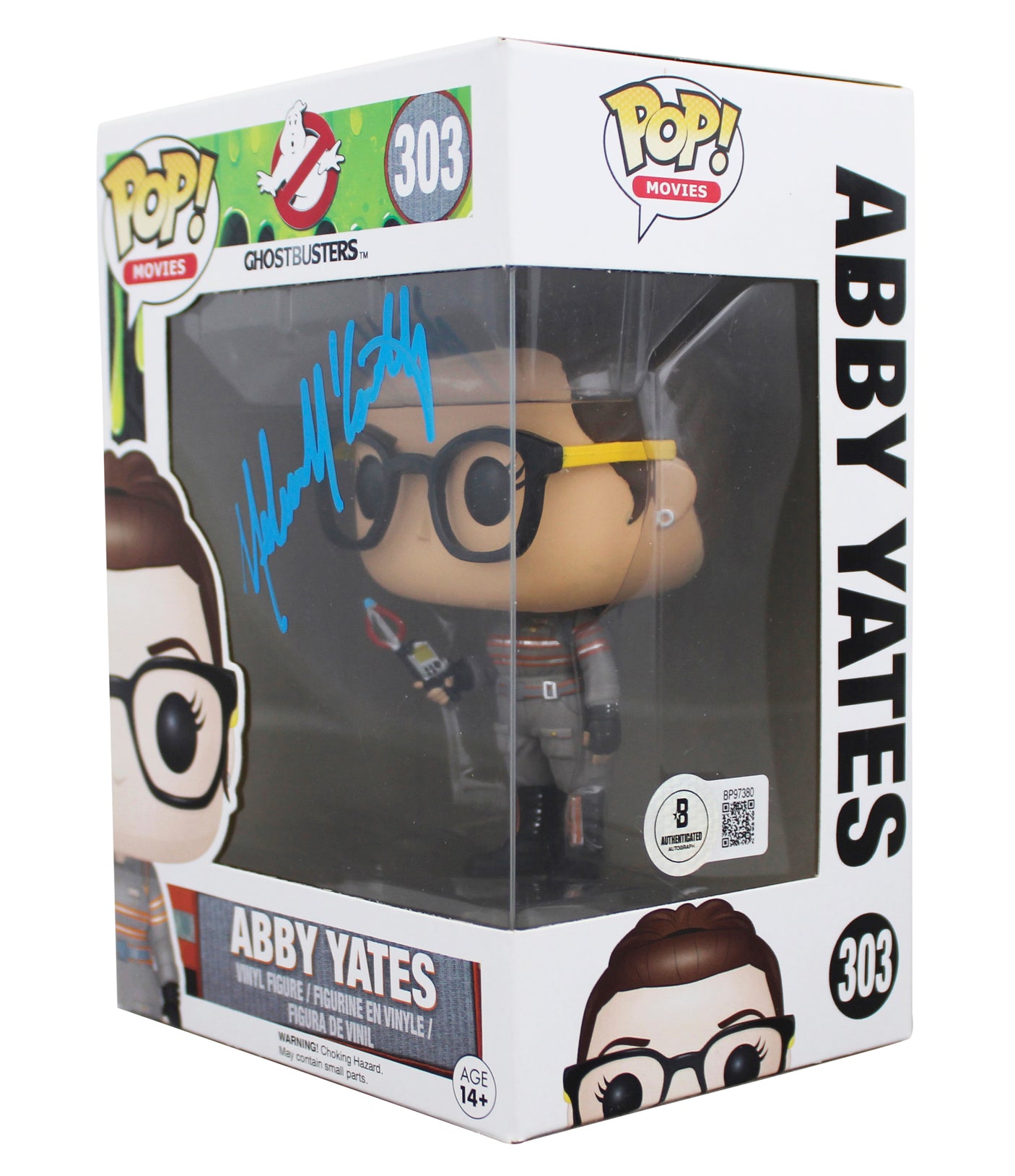 Melissa McCarthy Ghostbusters Signed Abby #303 Funko Pop Figure BAS #BP97380