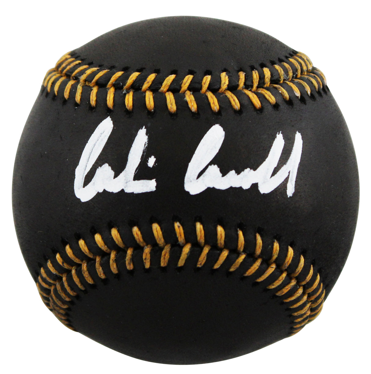D-Backs Corbin Carroll Authentic Signed Black Oml Baseball BAS Witness #WP88919