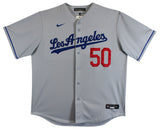 Dodgers Mookie Betts Authentic Signed Gray Nike Jersey Autographed BAS