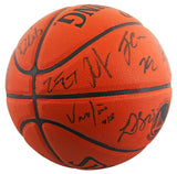 2016-17 Warriors (22) Curry, Green, Durant, Kerr Signed Basketball BAS #AE12366