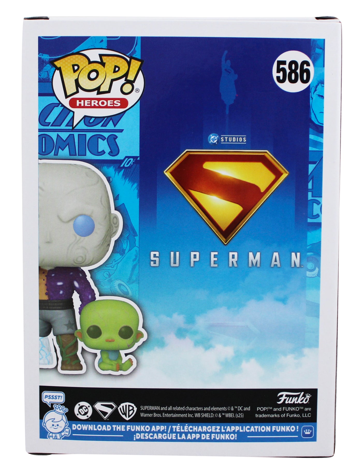 Anthony Carrigan Superman Signed Metamorpho #586 Funko Pop Figure BAS #BS35944