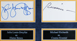 Seinfeld (4) Seinfeld, Alexander, Richards +1 Signed Framed Display BAS #AD04889