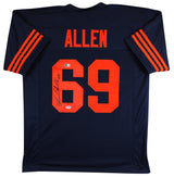 Jared Allen Authentic Signed Navy Pro Style Jersey Autographed BAS #BW20559
