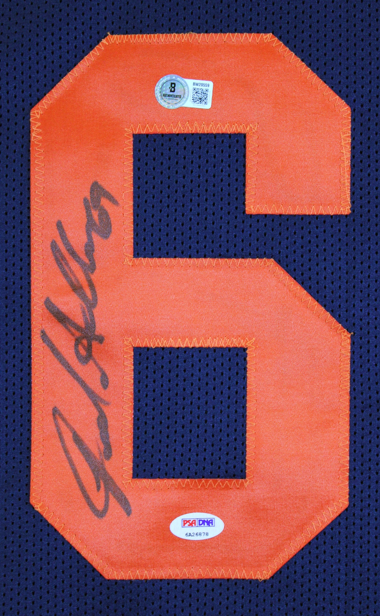 Jared Allen Authentic Signed Navy Pro Style Jersey Autographed BAS #BW20559